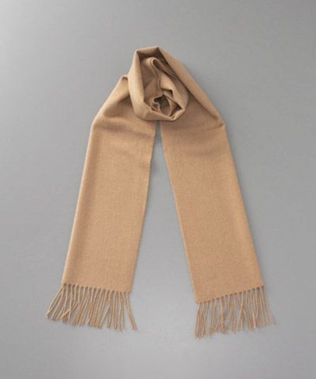 AURORA WEB限定  カシミヤ マフラー（幅30cm) キャメル