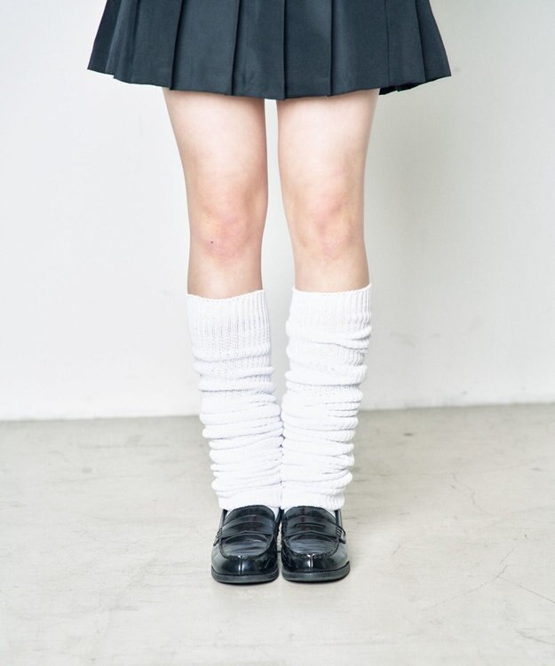 WEGO 【SCHOOLITEM】スーパールーズソックス120cm ホワイト