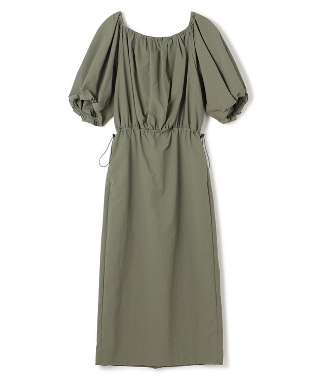 uncrave 【撥水・洗濯機洗い可】ライトプルーフナイロン ワンピース（uncrave WHITE） カーキ