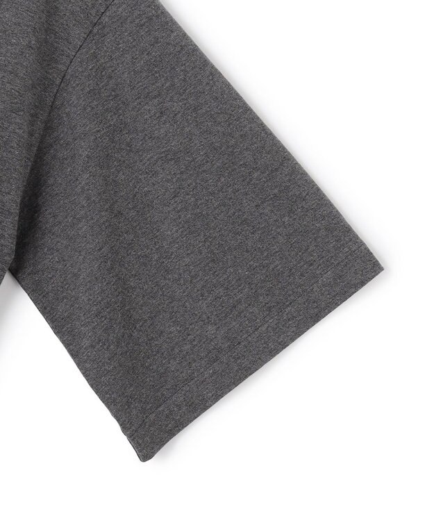 uncrave プレーンジャージー 2WAYレースアップトップス チャコール