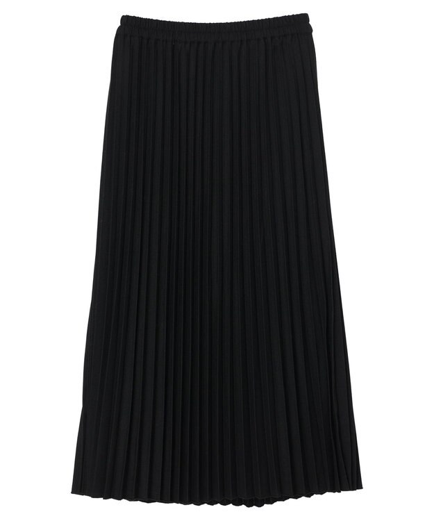 earth music&ecology すきな丈プリーツスカート Black