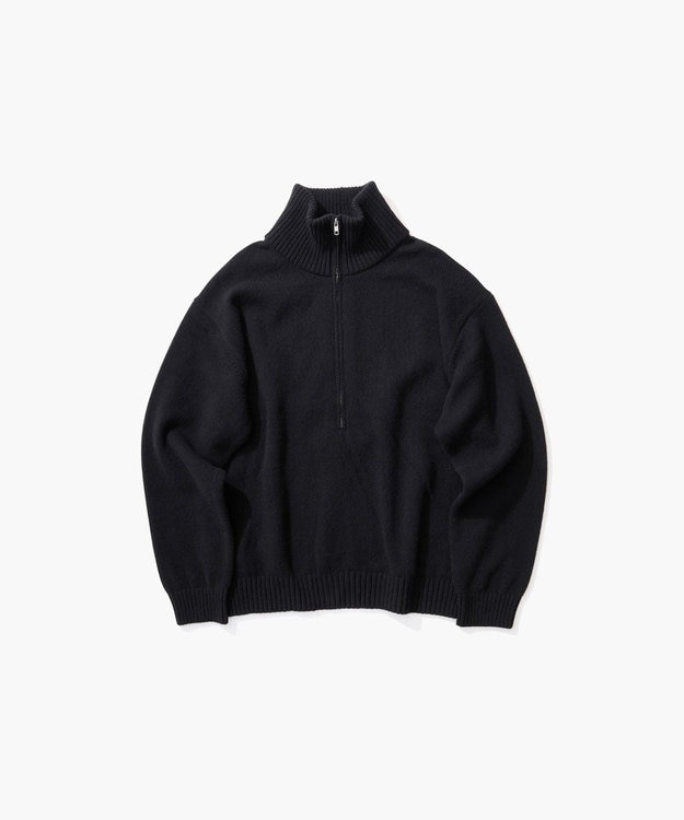 LAMBS WOOL | ハーフジップセーター - UNISEX / ATON