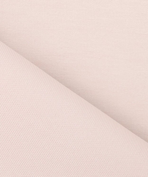 UNFILO BEAUTY FORM JERSEY キーネックプルオーバー ピンク