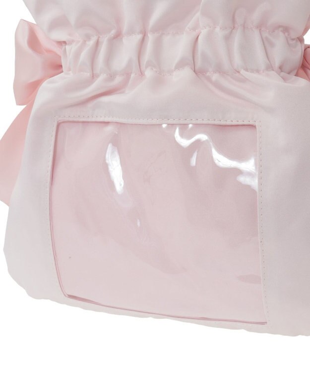 Maison de FLEUR クリアダブルリボン2Wayトート Pink