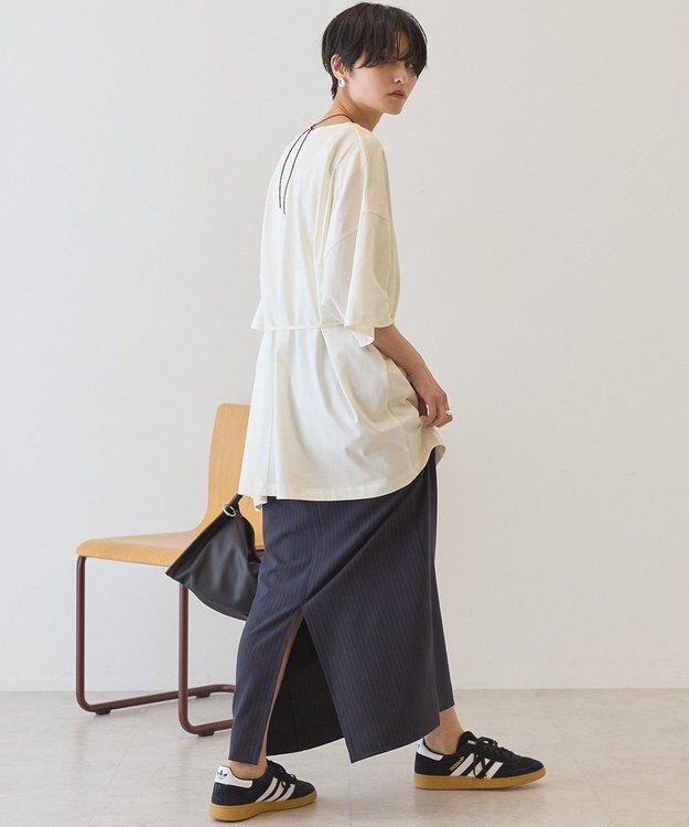 AMERICAN HOLIC 【2WAY】バックタックチュニック Off White