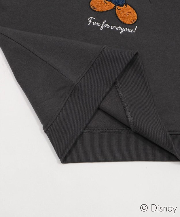 WEGO MICKEYサガラ刺繍スウェット スミクロ