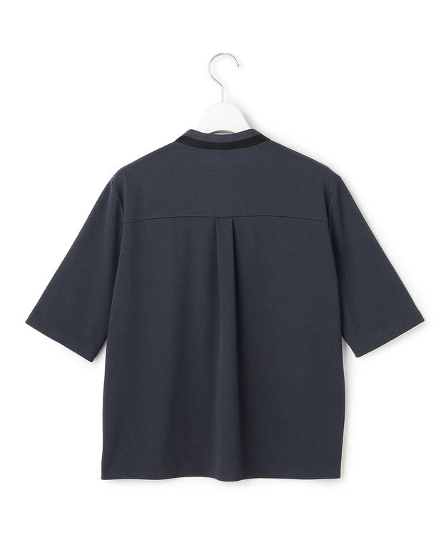 ICB 【先行予約】 スパンプラチナムジョーゼット ナロータイカットソー ダルブルー