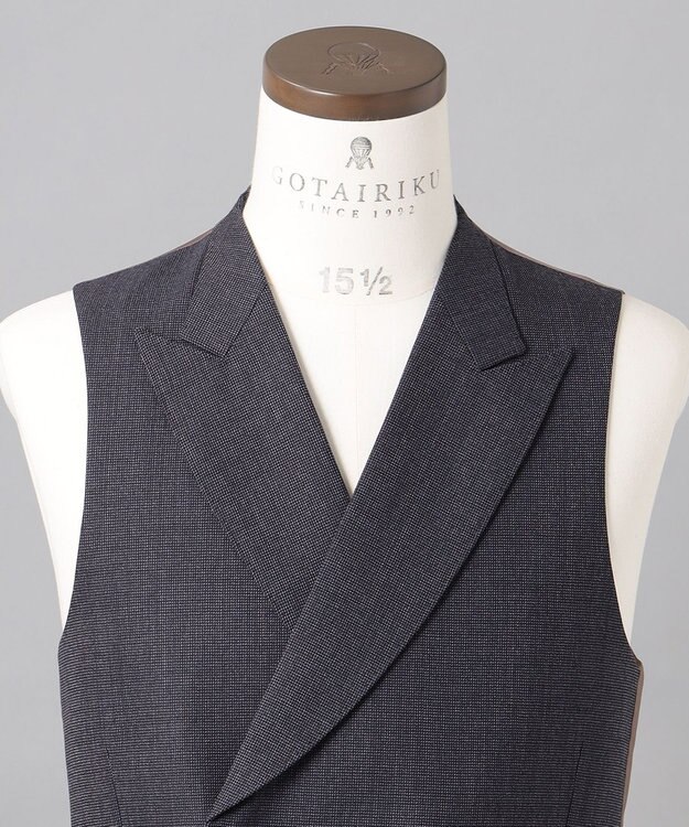 GOTAIRIKU 【Ermenegildo Zegna】ISLAND FLEECE　3ピーススーツ ネイビー系8