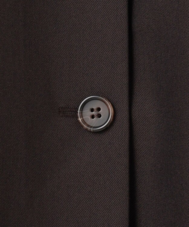 Feroux 【古畑星夏さん着用・セットアイテム】刺繍ポイント ニット × ジャンパー スカート ダークブラウン系