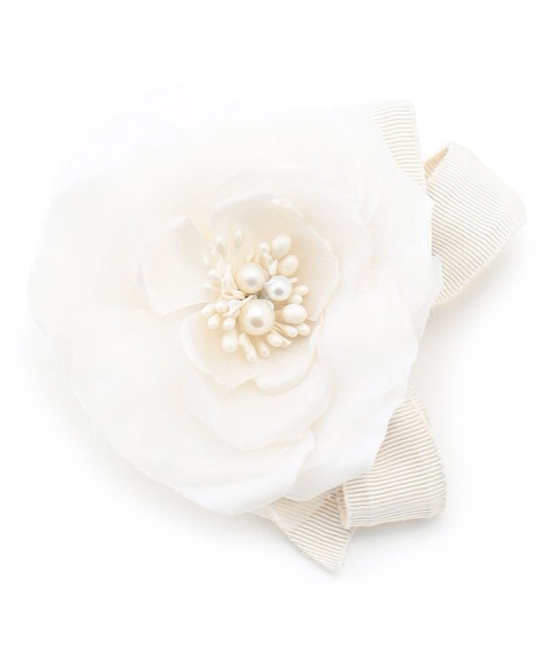 TOCCA ATELIER SENKA SHEER FLOWER COSAGE コサージュ アイボリー系