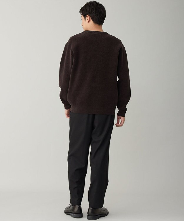 UNFILO MENS ライトモール ニット ブラウン