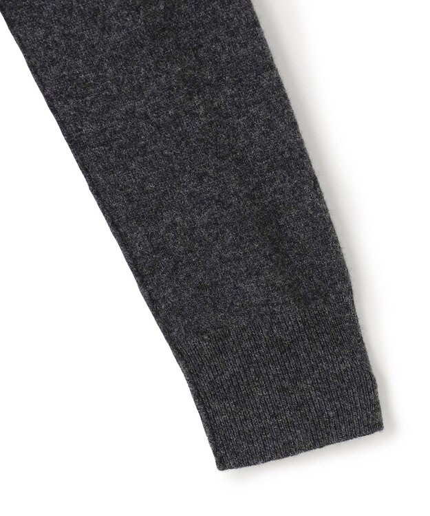 BEIGE， 【WEB限定・洗える】ROGAN / バイカラーウールクルーネックニット M Gray x C Gray