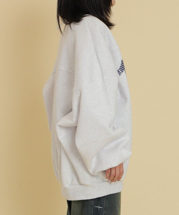 WEGO 1985ロゴビッグスウェット ライトグレー