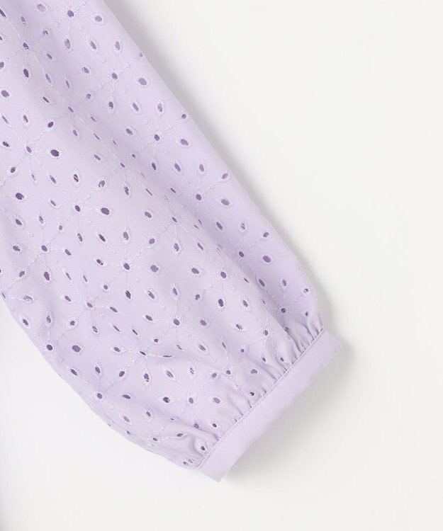 ANY SIS エンブロイダリー ワンピース ラベンダー