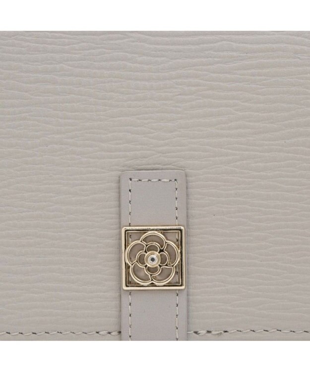 CLATHAS デフィ 内ボックス二つ折り財布 ライトグレー