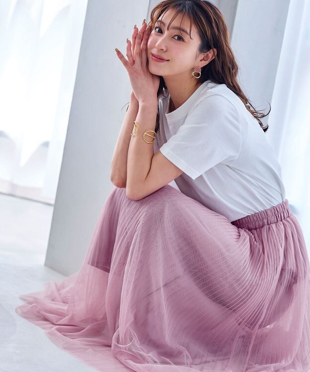 Tiaclasse チュールスカート ピンク