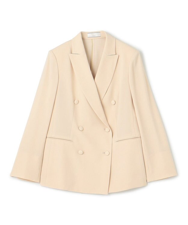BEIGE， 【洗える】CINDY / ダブルブレストジャケット Sheer Orange