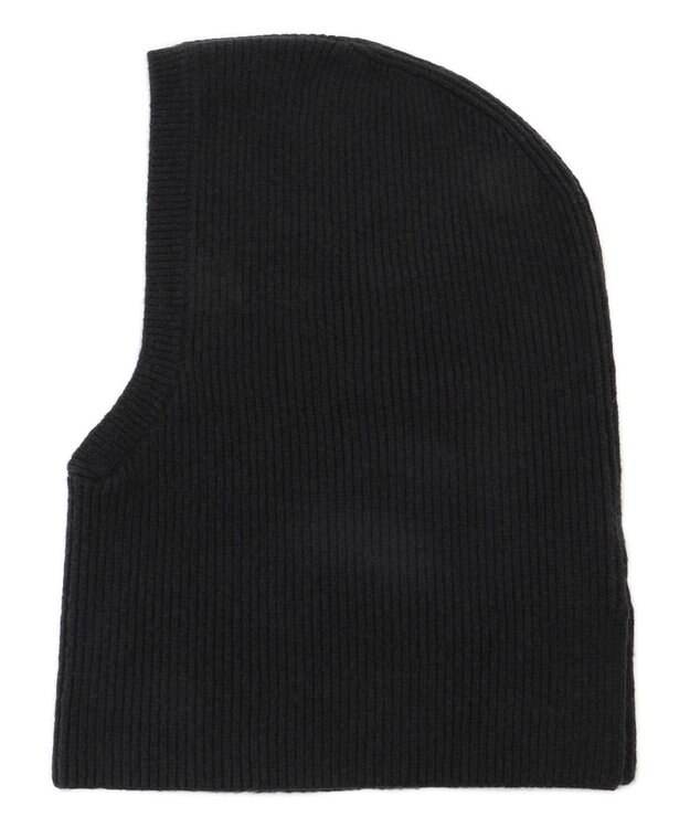 UNFILO 【洗える】ふわふわニット バラクラバ ブラック