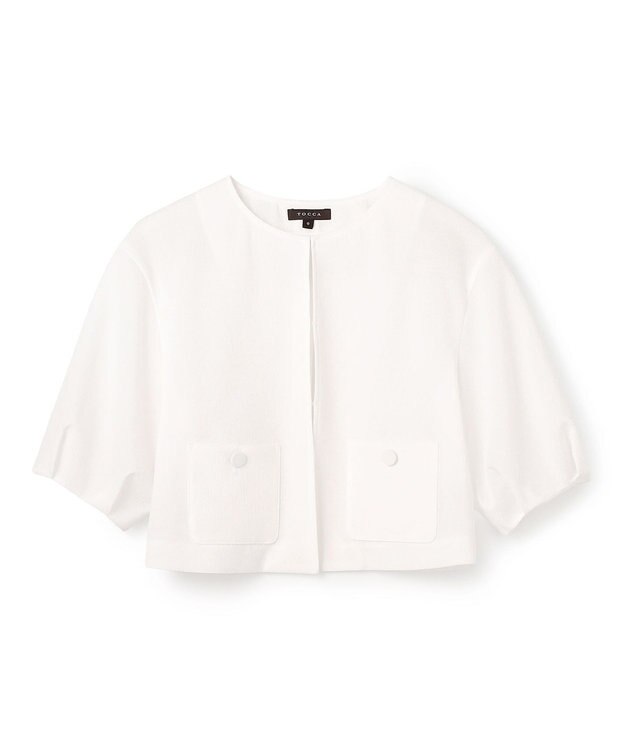 TOCCA 【星風まどかさん着用】LUMINOUS VEIL ジャケット ホワイト系