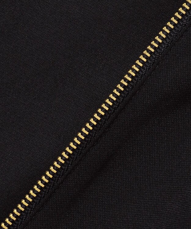 ANY シアーランタンスリーブブルゾン ブラック