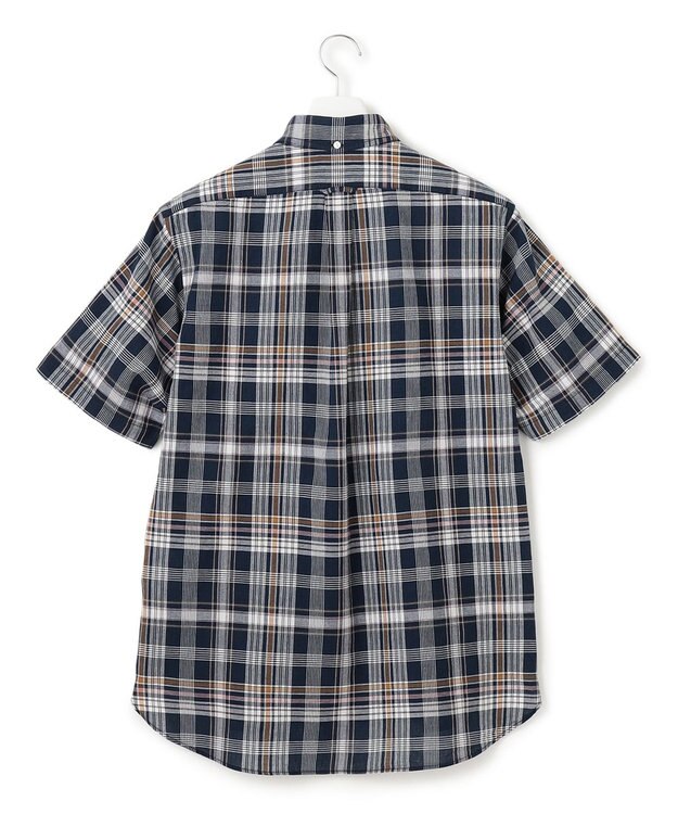 J.PRESS MEN インディアンマドラスチェック シャツ ネイビー系3