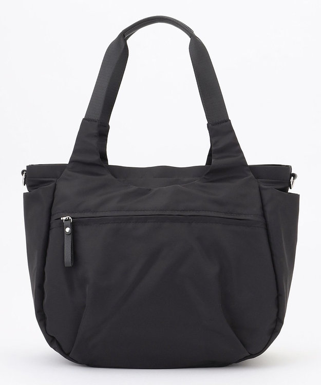 LA BAGAGERIE 【MONICA】ラウンド2WAYトートバッグ ブラック