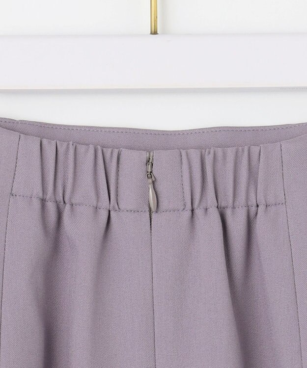 ANY SIS 【洗える】サイドバックルライト スカート ラベンダー