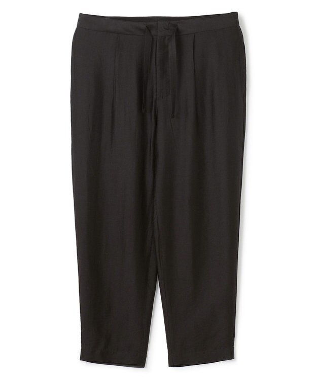 UNFILO MENS 【OCEANS web / YouTube 掲載】ライトウェイトシアー イージーテーパードパンツ ブラック