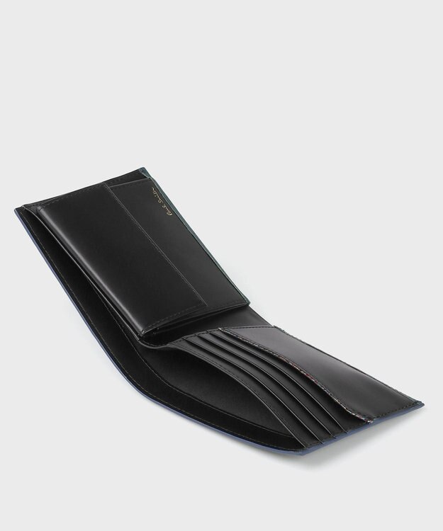 Paul Smith クロップドロゴ 2つ折り財布 ダークグリーン