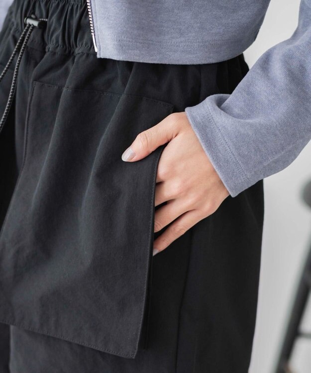 WEGO 2WAYパラシュートパンツ ブラック