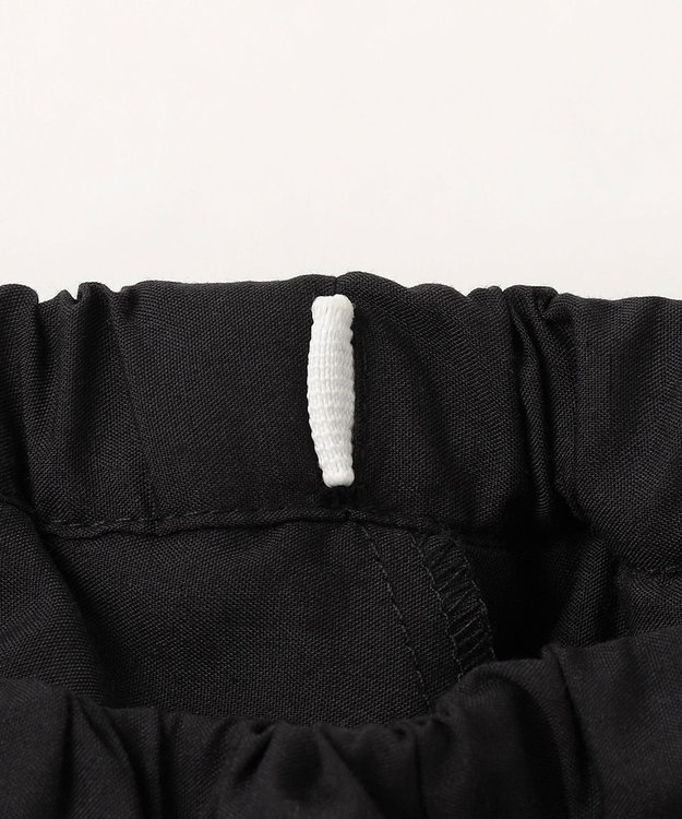 ANY KIDS ラメチュールフレアスカート ブラック×カボチャ