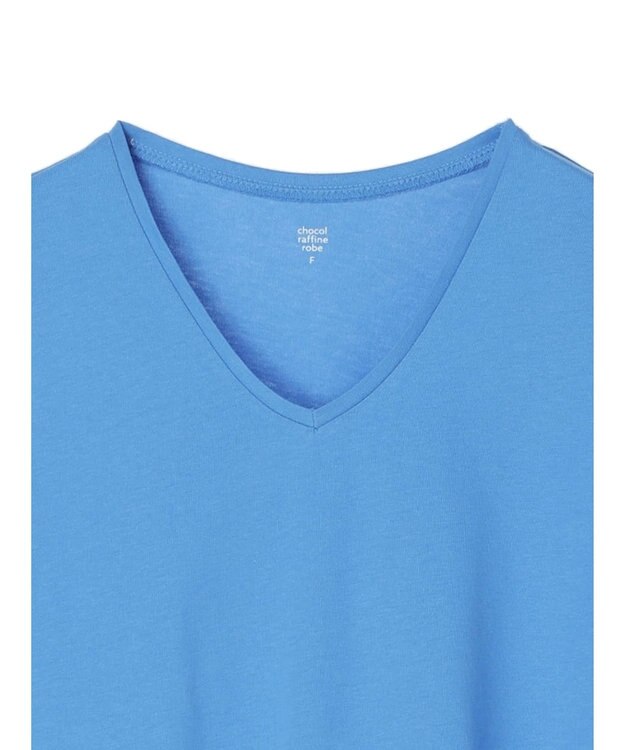 Green Parks 汗じみ防止ＶネックＴシャツ Brown