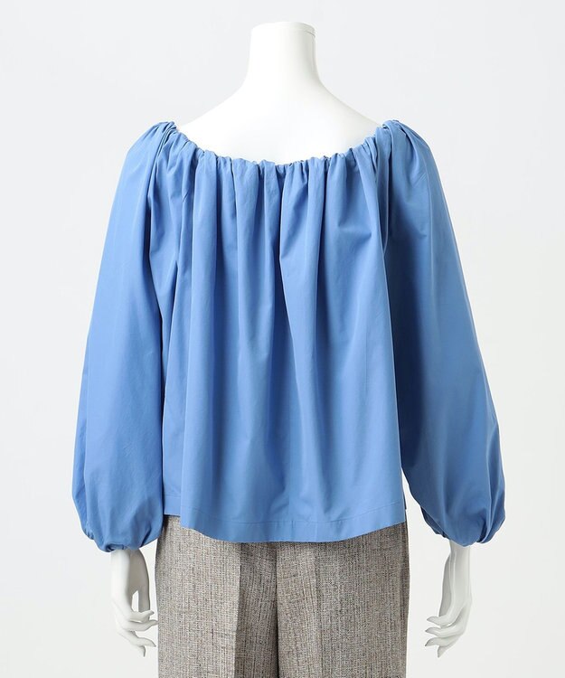 23区 【エステータ】THOMAS MASON ボリュームスリーブブラウス ブルー系
