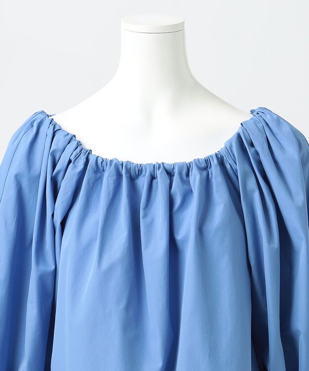23区 【エステータ】THOMAS MASON ボリュームスリーブブラウス ブルー系