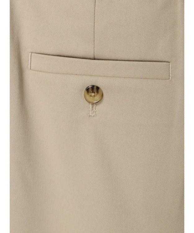 Green Parks デザイン切替カーブパンツ Beige