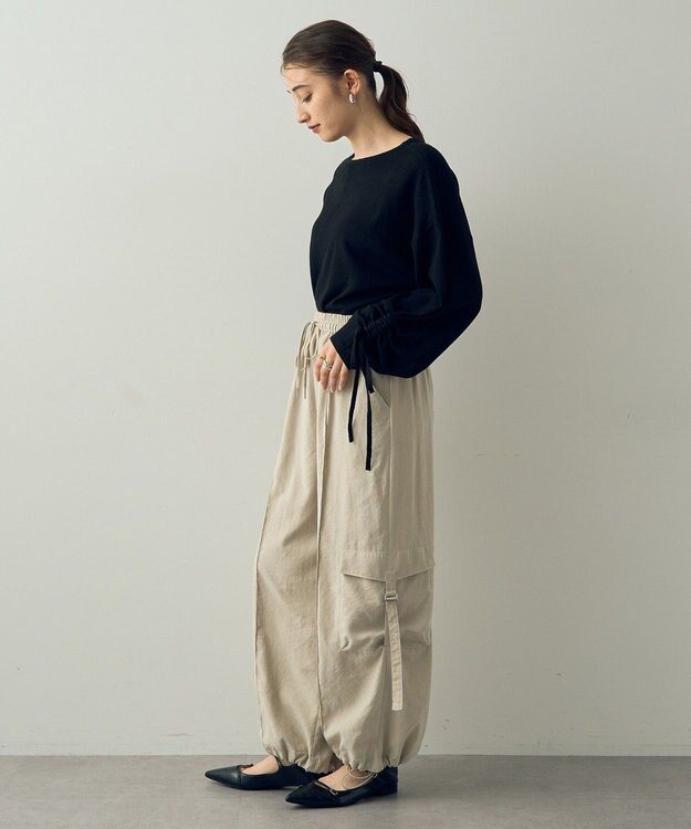 YECCA VECCA パラシュートカーゴパンツ Khaki