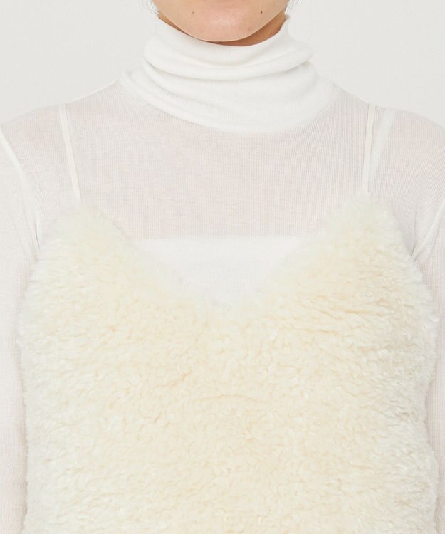 uncrave 【手洗い可】シープライク ファー ビスチェ（uncrave STANDARD） オフ