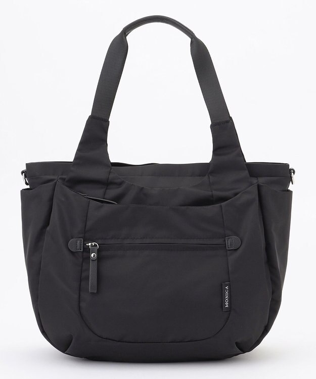 LA BAGAGERIE 【MONICA】ラウンド2WAYトートバッグ ブラック