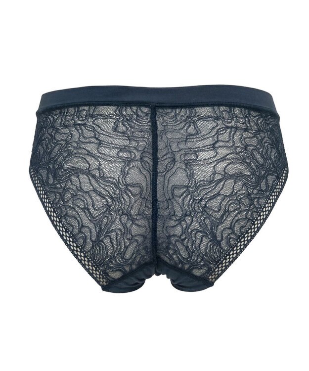 BRADELIS New York 【BRADELIS Me】Dreamy Night Panty ブラデリス 食い込みにくい総レース ネイビー