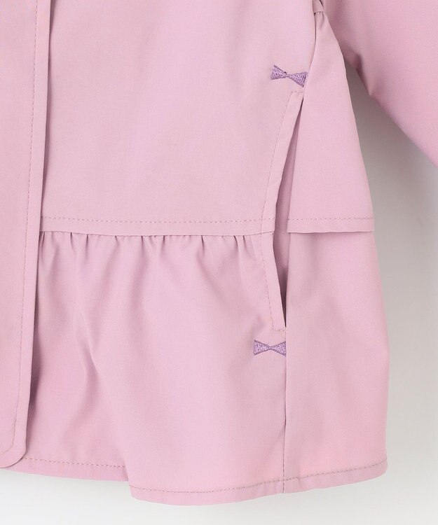 組曲 KIDS 【100㎝】【撥水】フリル マウンパ ラベンダー系