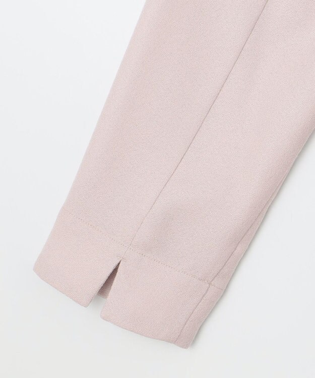 組曲 【WEB限定】ウールジョーゼット フレアワンピース ローズ系