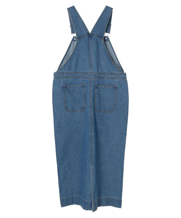 Green Parks デニムサロペットスカート Light Indigo