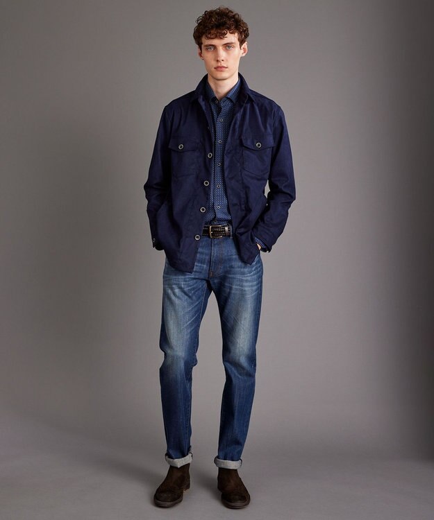 JOSEPH ABBOUD 【サスティナブル】オゾンハイパワーデニム ネイビー系