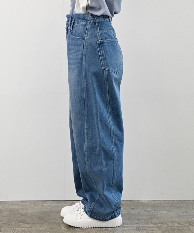 FORFORMO Adjustable Denim Pants アジャスタブルデニムパンツ ブルー