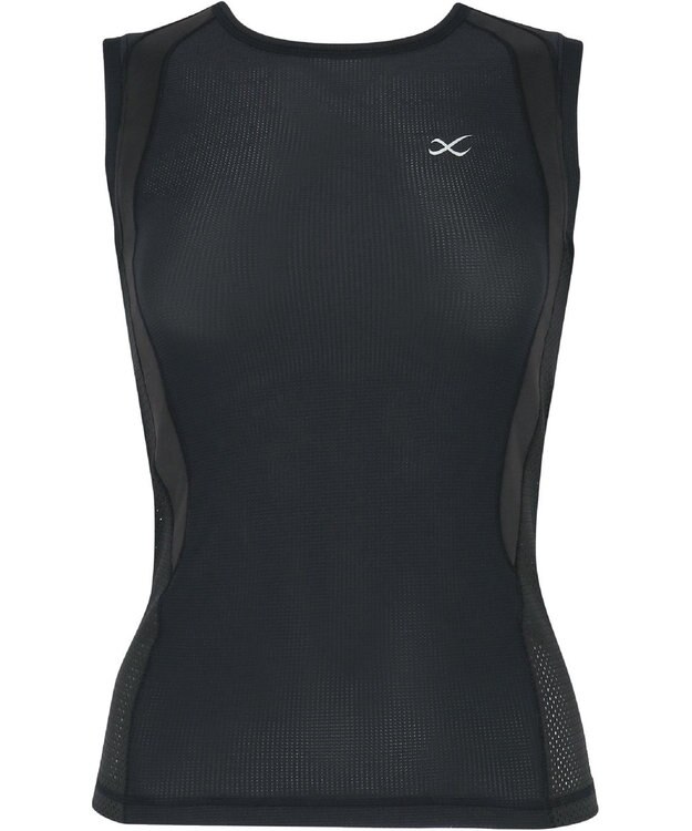 CW-X 【WOMEN】 CW-X 機能性トップス 【JYURYU TOP】 コンプレッションウェア 肩が動かしやすくなる ゴルフ 球技 ノースリーブ レディース JAY390 /ワコール ブラック