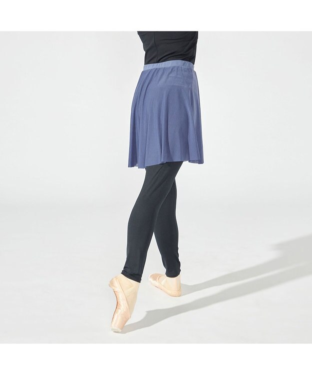 Chacott スカート付レギンス ブルー