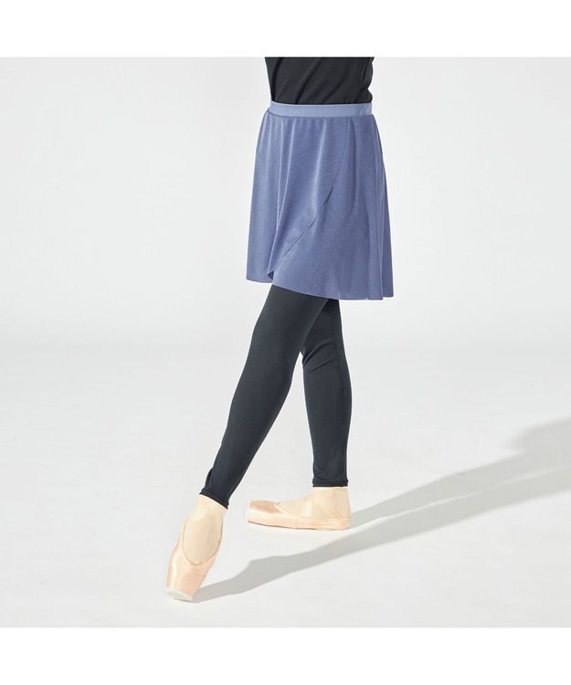 Chacott スカート付レギンス ブルー