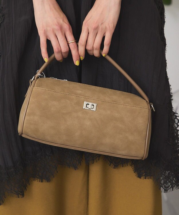 AMERICAN HOLIC ダブルハンドルショルダーバッグ Brown