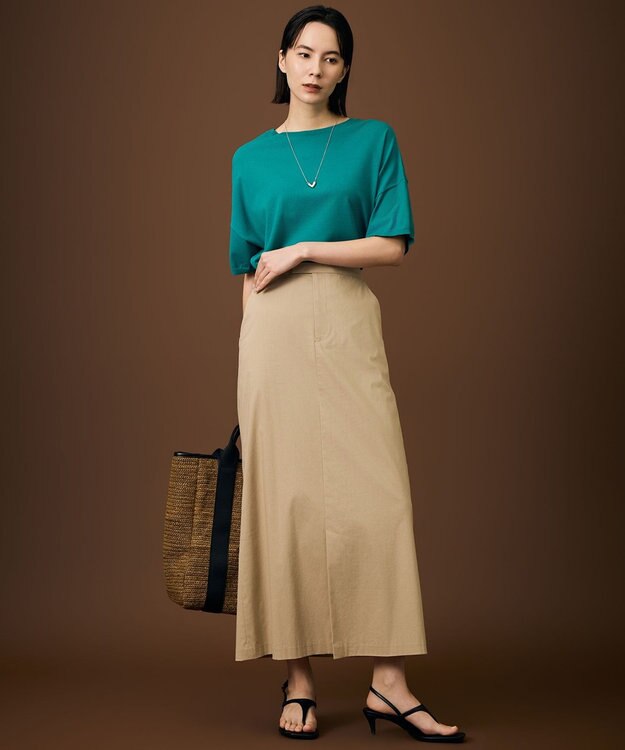 自由区 ファンクショナルナロー スカート ベージュ