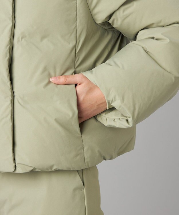 Chacott Chacott BALANCE ハイロフトミドルダウンジャケット カーキ